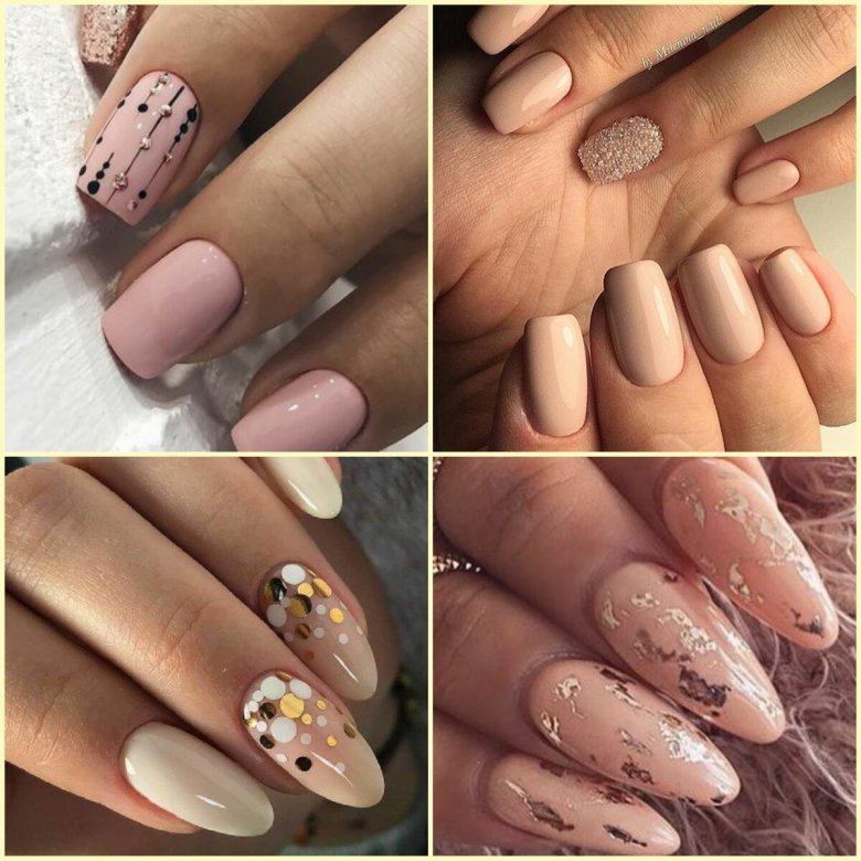 Ніжний манікюр на овальні нігті 2021