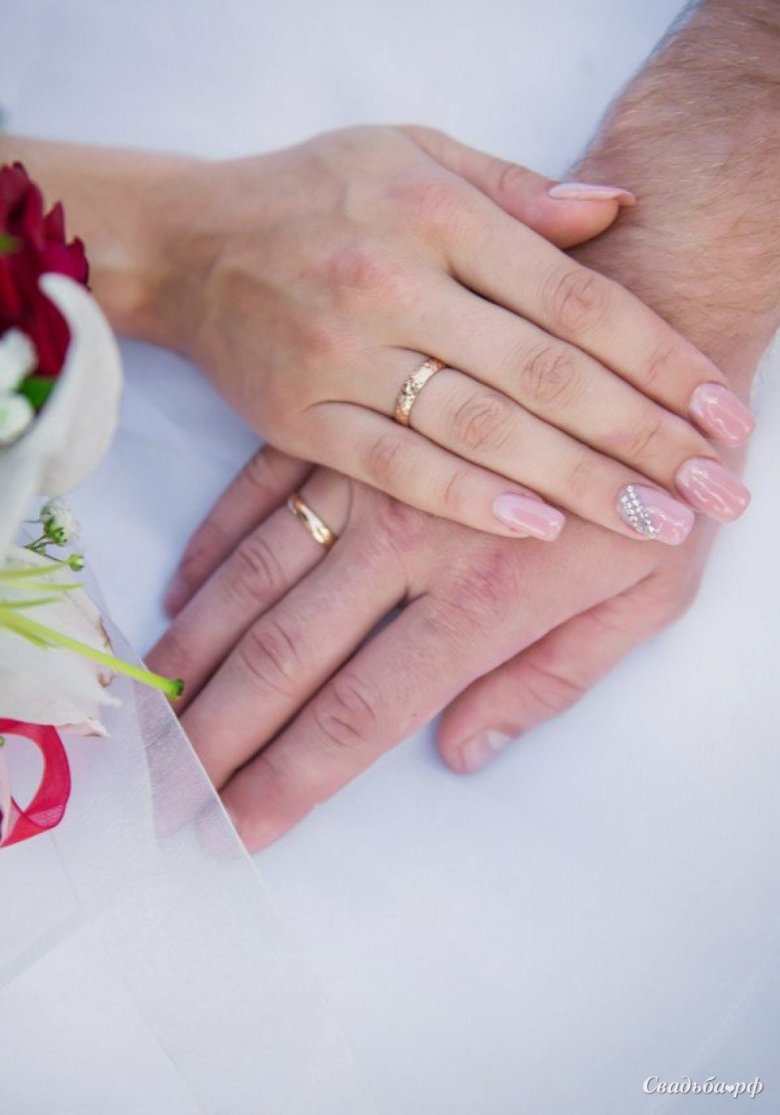 Свадебный маникюр для невесты