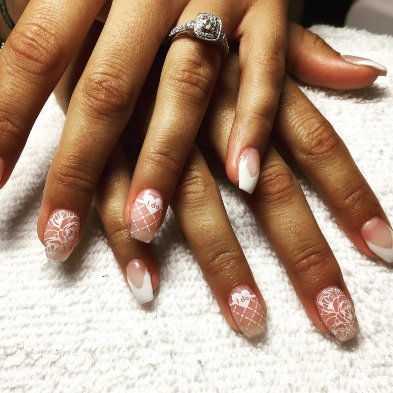 Маникюр на свадьбу
