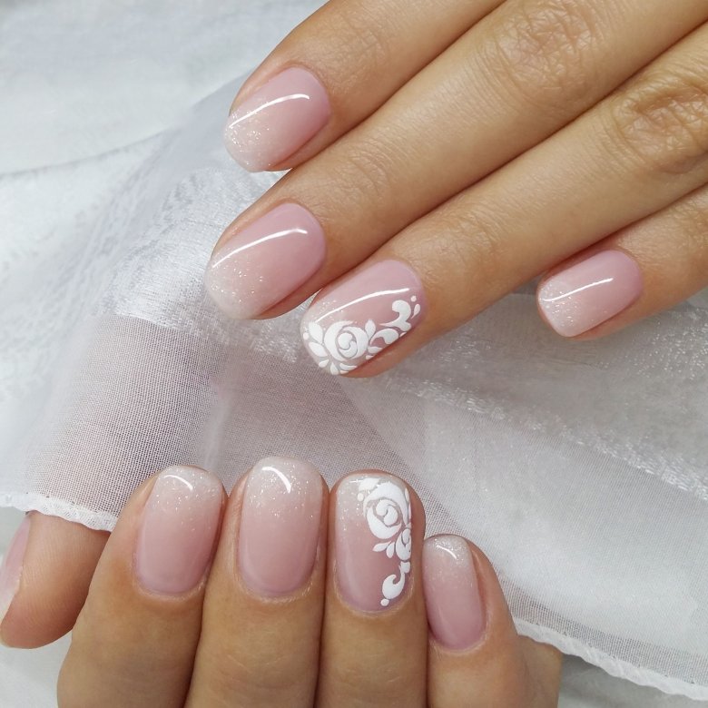 Маникюр на свадьбу маме