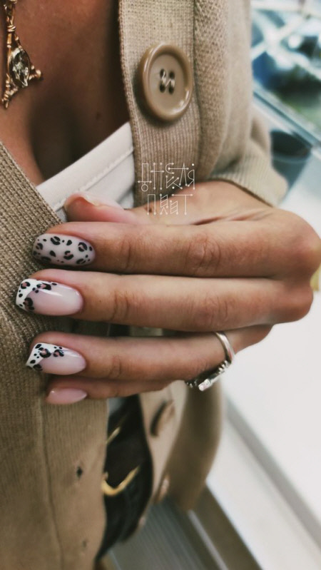 Манікюр з тваринним принтом