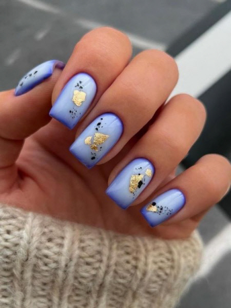 Манікюр із фольгою