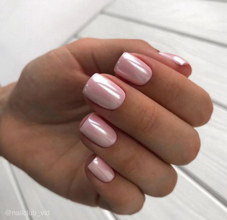 Хромований манікюр