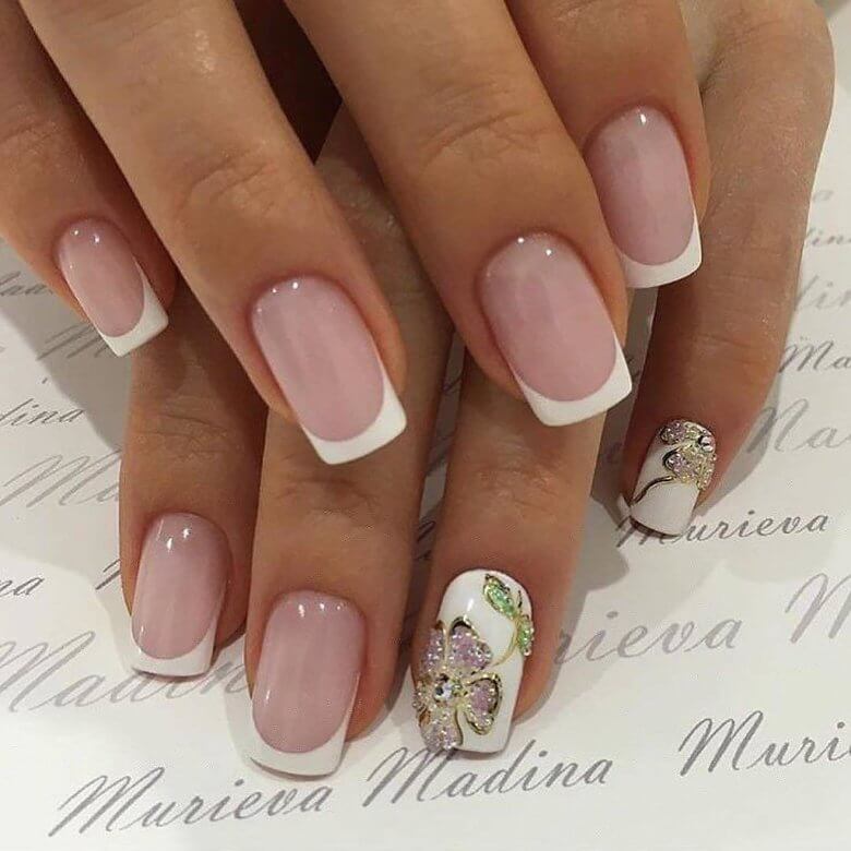 Стильный белый френч