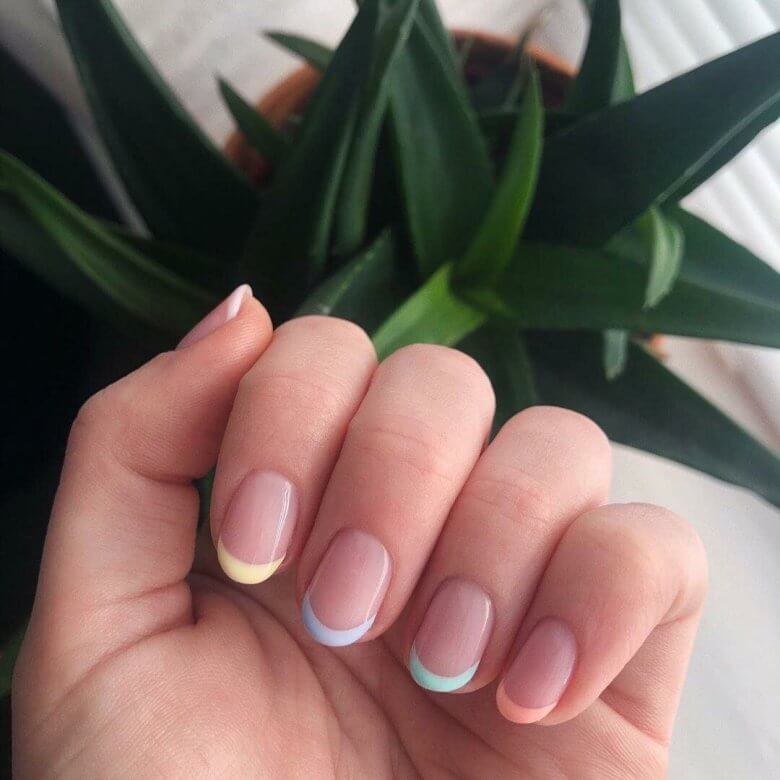 Пастельный френч