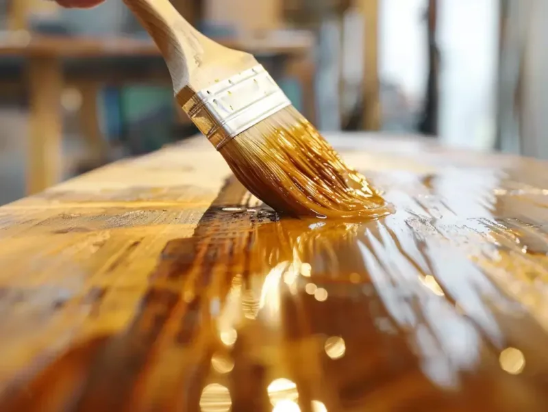 Реставрируем старый стол без шлифовки – с помощью масла