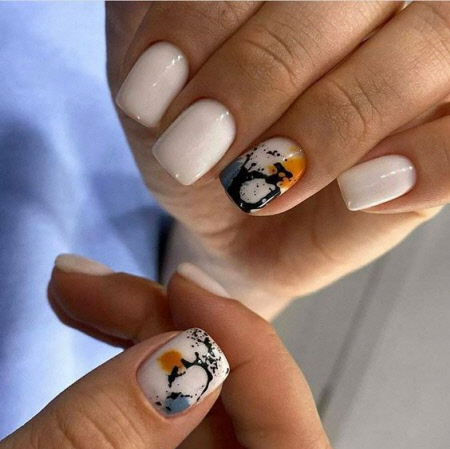 Гарний дизайн нігтів абстракції