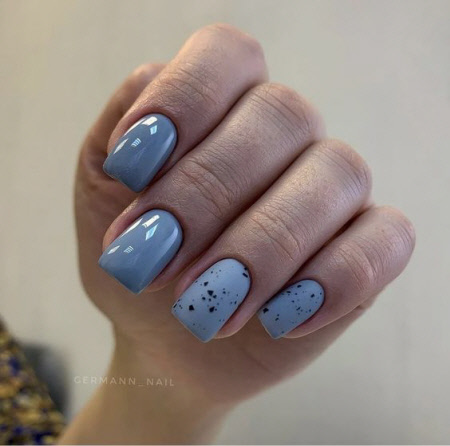 Фото новинки манікюру на квадратні нігті.